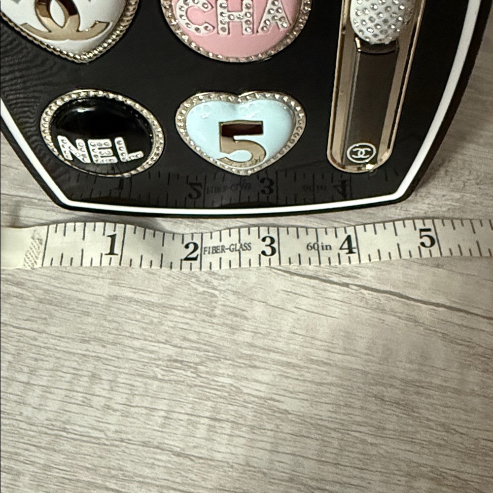 Black Novelty Clutch/Mini Bag/Crossbody Bag with Colorful Accents; NWOT - Picture 9 of 11